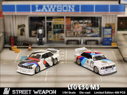 1/64 - BMW 3 series M3 1st generation E30 - Street Weapon - 2 options