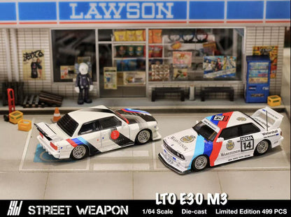 1/64 - BMW 3 series M3 1st generation E30 - Street Weapon - 2 options