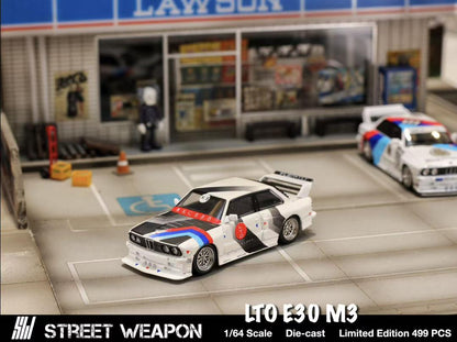 1/64 - BMW 3 series M3 1st generation E30 - Street Weapon - 2 options