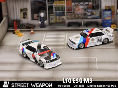 1/64 - BMW 3 series M3 1st generation E30 - Street Weapon - 2 options