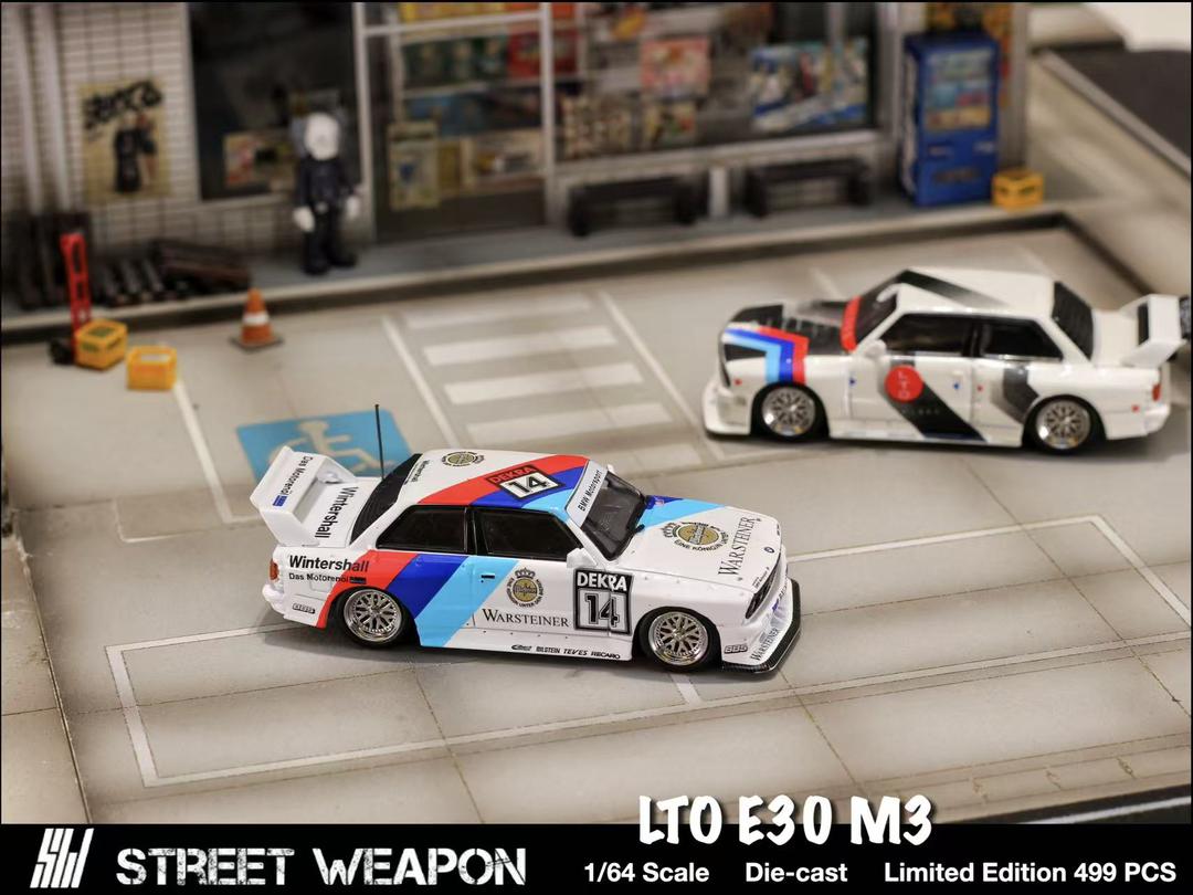 1/64 - BMW 3 series M3 1st generation E30 - Street Weapon - 2 options