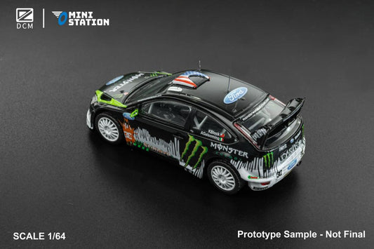 1/64 Ford Focus Ken Block - DCM & Mini Station
