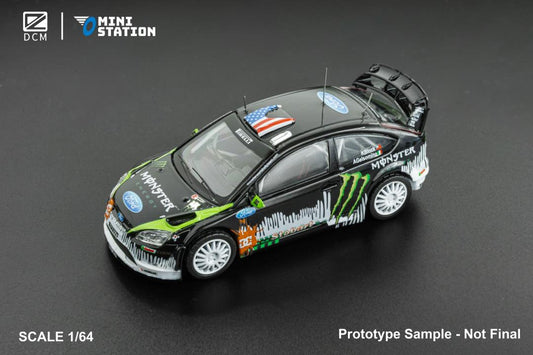1/64 Ford Focus Ken Block - DCM & Mini Station