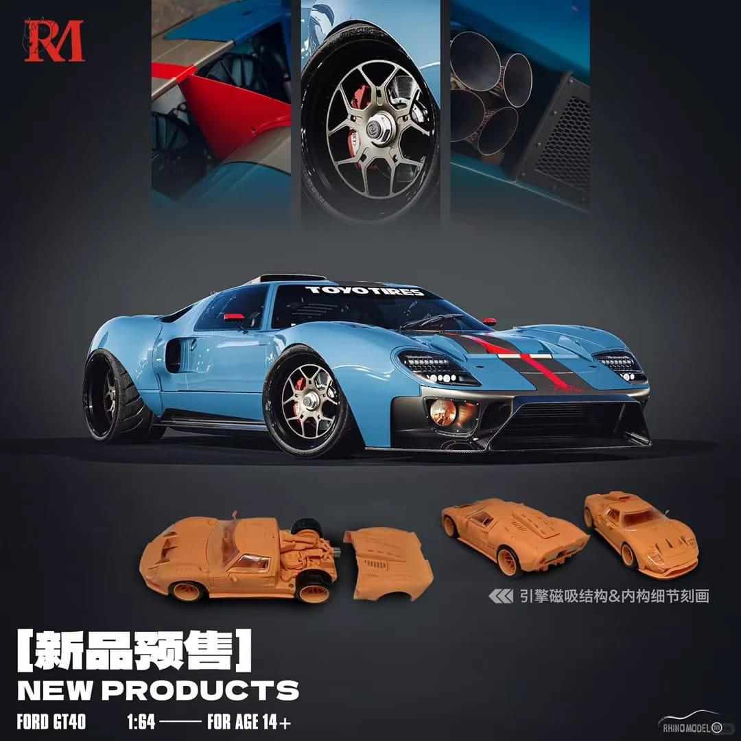 1:64 - Ford GT40 - Rhino Models