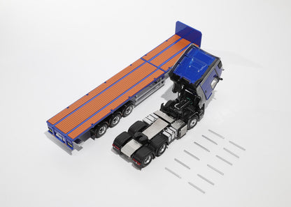 1/64 Mercedes-Benz Actros 6x2 & Scalable Trailer - GCD Diecast - KS101-497