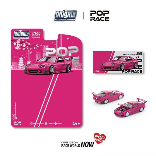 1/64 Mazda RX7 (FC3S) RE-AMEMIYA Pink - Poprace Enigma PRE020