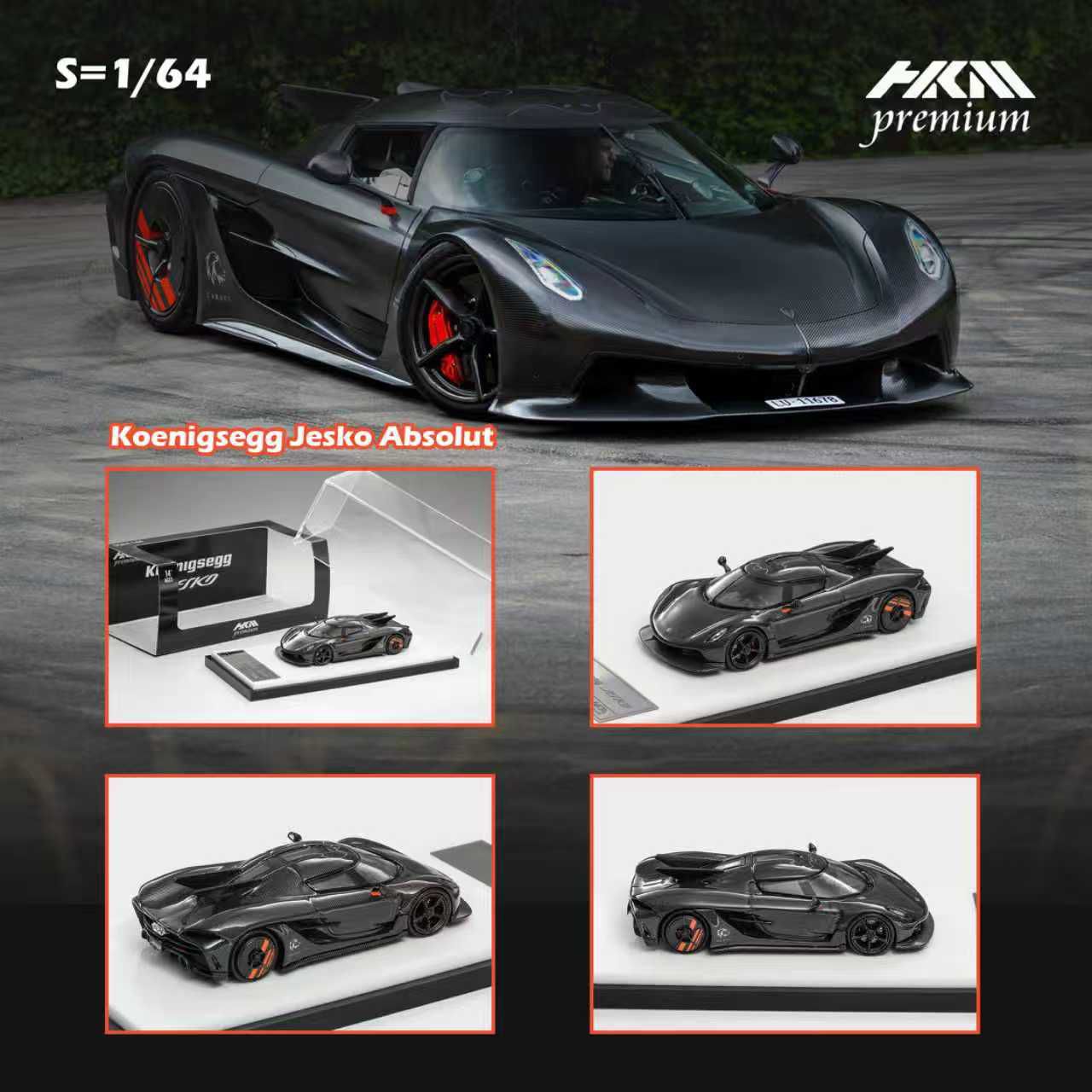 1:64 Koenigsegg Jesko Absolut -  HKM Premium