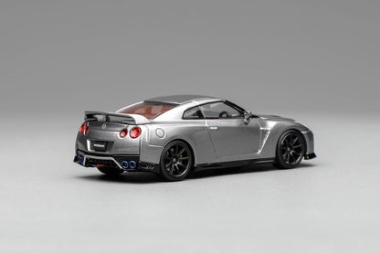 1/64 NISSAN - GT-R (R35) TRACK EDITION ENGINNERING BY NISMO COUPE 2020 - GREY - Motorhelix - M63515