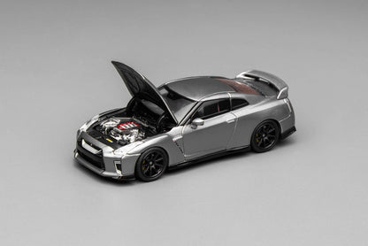 1/64 NISSAN - GT-R (R35) TRACK EDITION ENGINNERING BY NISMO COUPE 2020 - GREY - Motorhelix - M63515