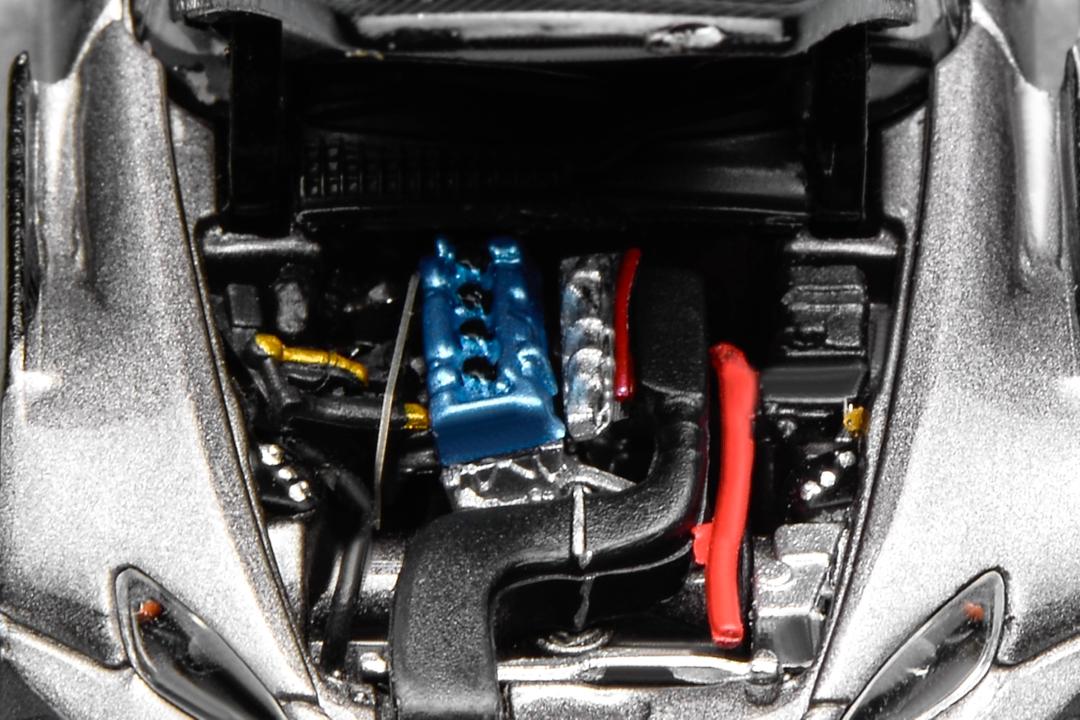 1/64 HONDA - S2000 SPIDER HARD-TOP CLOSED J's RACING 2001 - 2 TONE BLACK - Motorhelix - M65145