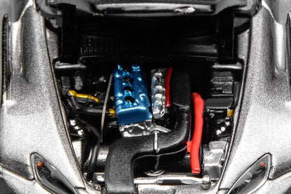 1/64 HONDA - S2000 SPIDER HARD-TOP CLOSED J's RACING 2001 - 2 TONE BLACK - Motorhelix - M65145