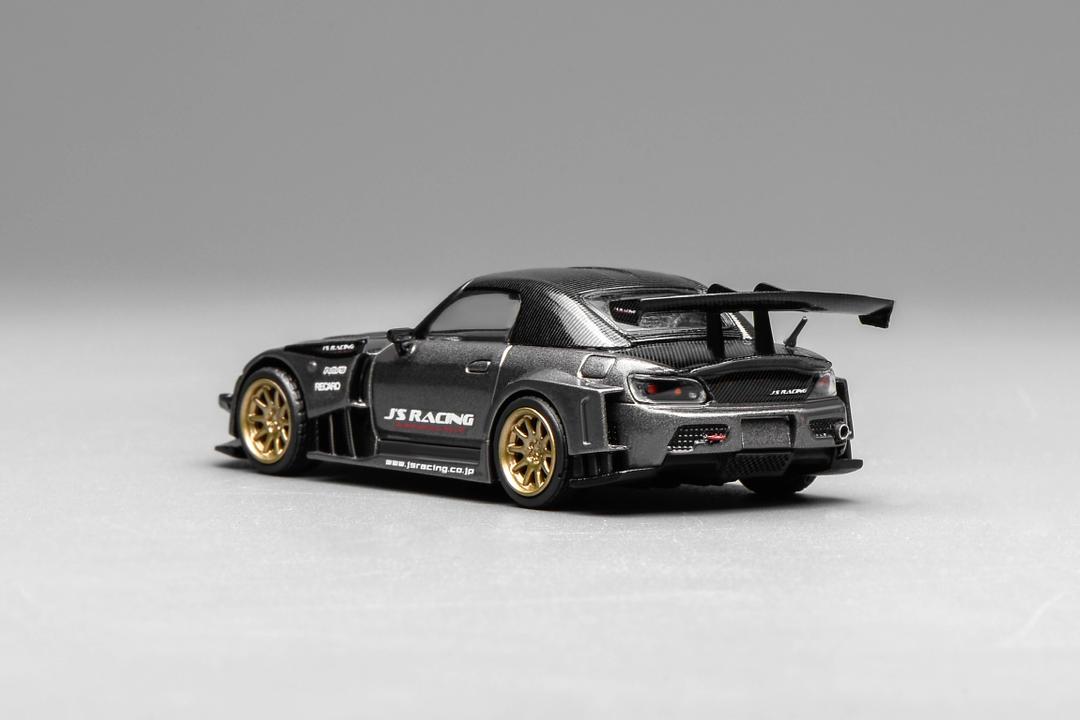 1/64 HONDA - S2000 SPIDER HARD-TOP CLOSED J's RACING 2001 - 2 TONE BLACK - Motorhelix - M65145
