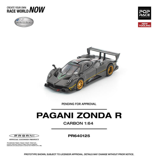 1/64  PAGANI ZONDA R (NEW TOOLING) - Poprace - PR640125