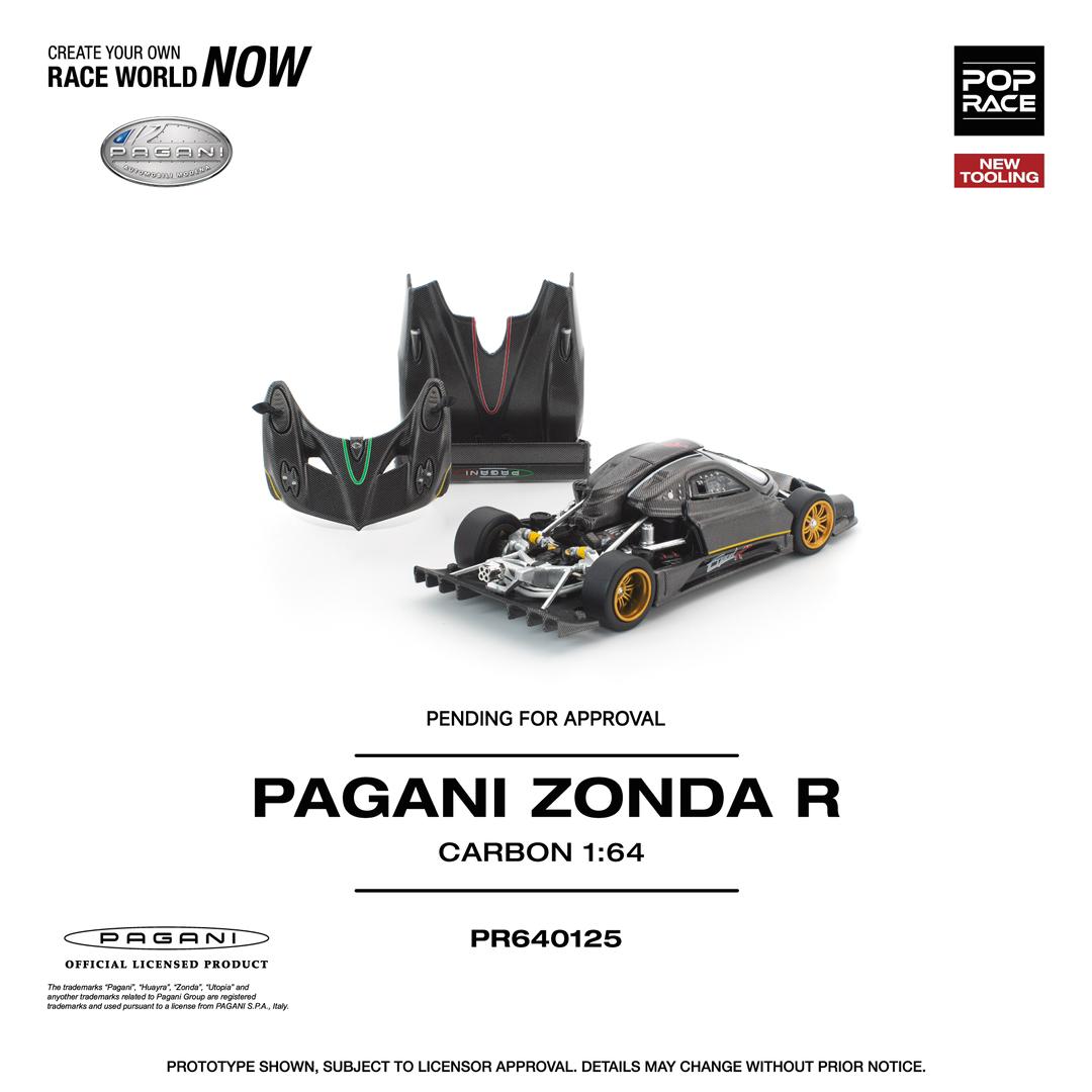 1/64  PAGANI ZONDA R (NEW TOOLING) - Poprace - PR640125