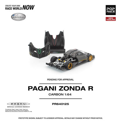 1/64  PAGANI ZONDA R (NEW TOOLING) - Poprace - PR640125