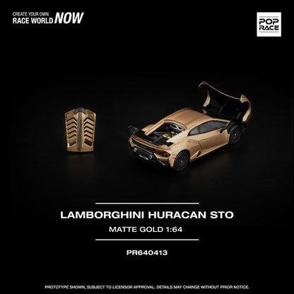 1/64  LAMBORGHINI HURACAN STO MATTE GOLD - Poprace - PR640413