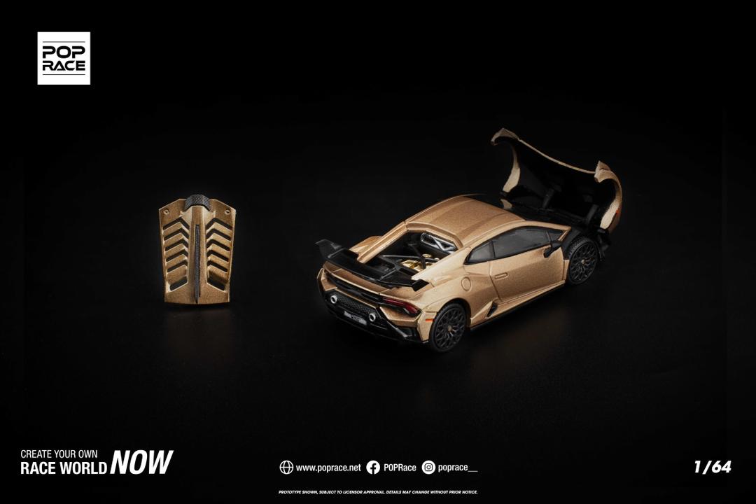 1/64  LAMBORGHINI HURACAN STO MATTE GOLD - Poprace - PR640413