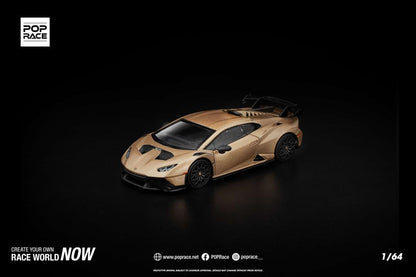 1/64  LAMBORGHINI HURACAN STO MATTE GOLD - Poprace - PR640413