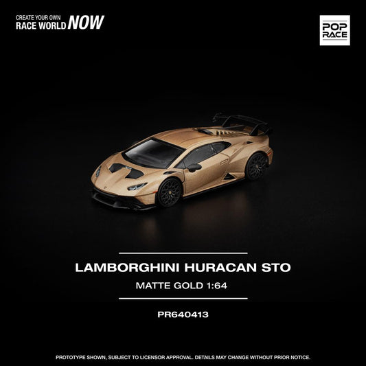 1/64  LAMBORGHINI HURACAN STO MATTE GOLD - Poprace - PR640413