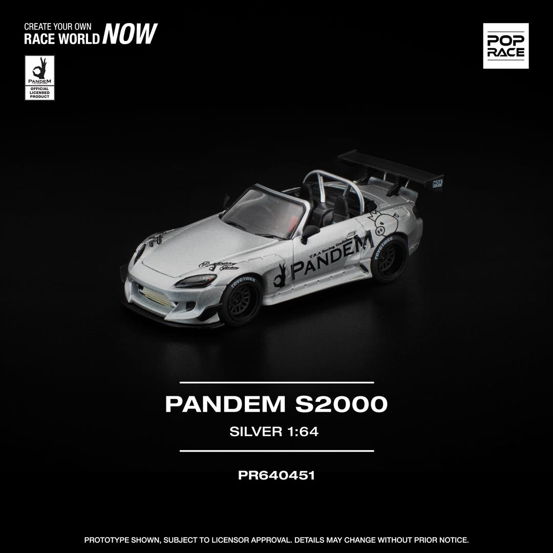 1/64  PANDEM S2000 SILVER (NEW TOOLING) - Poprace - PR640451