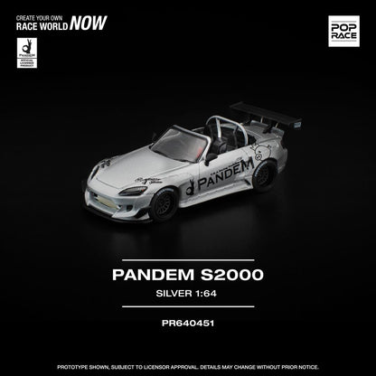 1/64  PANDEM S2000 SILVER (NEW TOOLING) - Poprace - PR640451