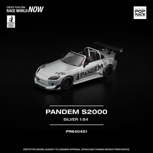 1/64  PANDEM S2000 SILVER (NEW TOOLING) - Poprace - PR640451