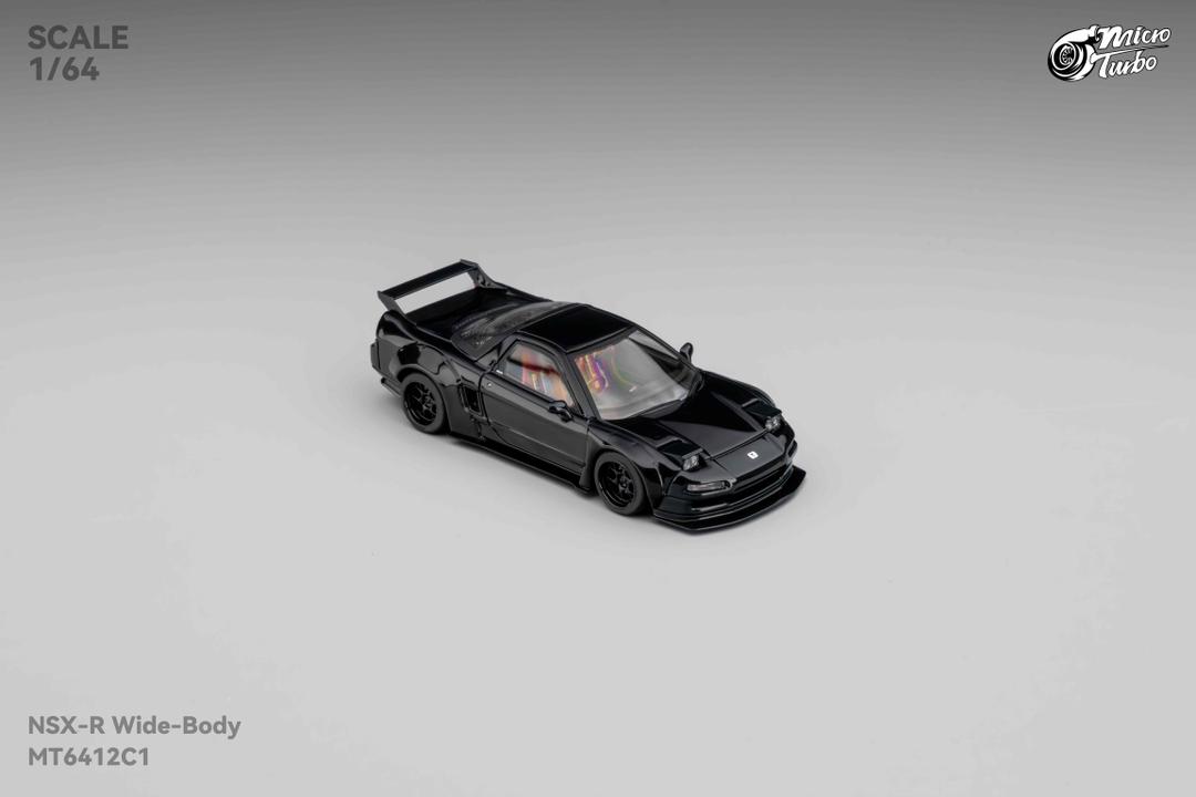 1/64 - NSX 1st generation Mk1 NA1, Type R modified version Piano Black- Micro Turbo - MT6412C1