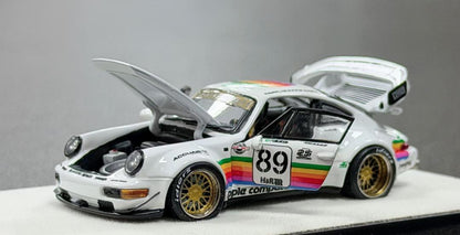 1/64 RWB930 89# White Apple - fully opening diecast - PGM-640010