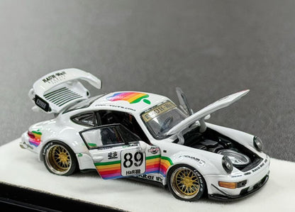 1/64 RWB930 89# White Apple - fully opening diecast - PGM-640010