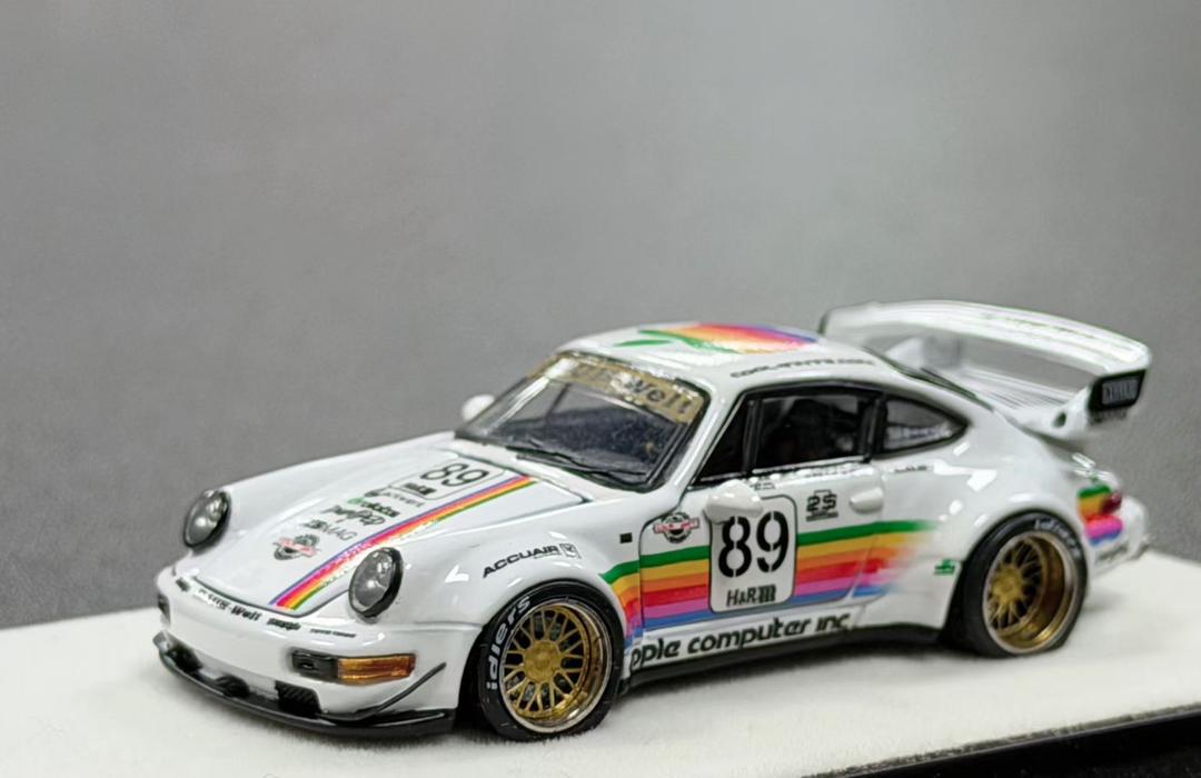 1/64 RWB930 89# White Apple - fully opening diecast - PGM-640010
