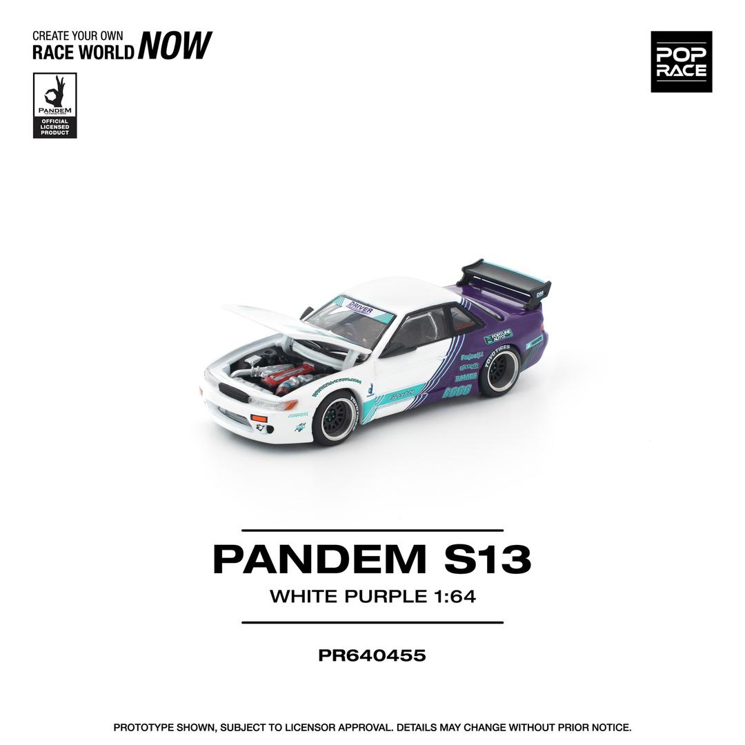 1/64 PANDEM S13 WHITE PURPLE - Poprace - PR640455