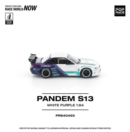 1/64 PANDEM S13 WHITE PURPLE - Poprace - PR640455