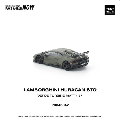 1/64 LAMBORGHINI HURACAN STO VERDE TURBINE MATT - Poprace - PR640347