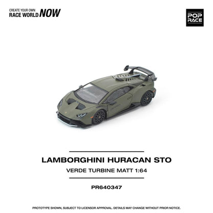 1/64 LAMBORGHINI HURACAN STO VERDE TURBINE MATT - Poprace - PR640347