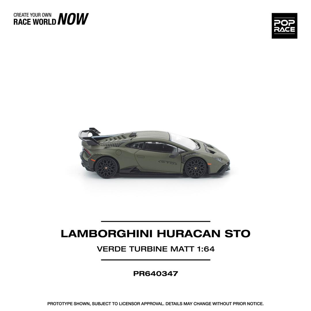 1/64 LAMBORGHINI HURACAN STO VERDE TURBINE MATT - Poprace - PR640347