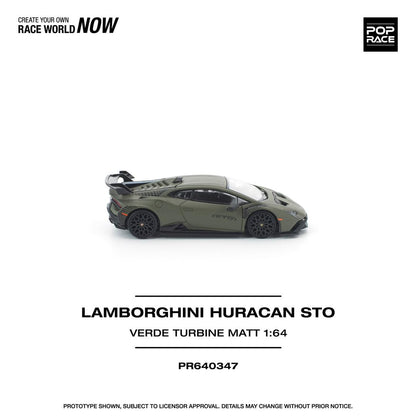 1/64 LAMBORGHINI HURACAN STO VERDE TURBINE MATT - Poprace - PR640347