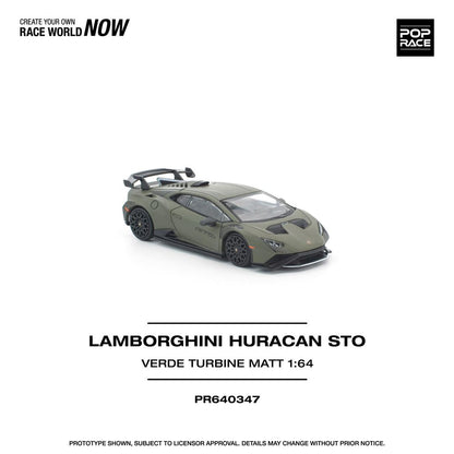 1/64 LAMBORGHINI HURACAN STO VERDE TURBINE MATT - Poprace - PR640347