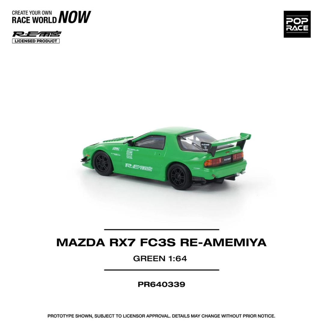 1/64 MAZDA RX7 (FC3S) RE-AMEMIYA GREEN - Poprace - PR640339