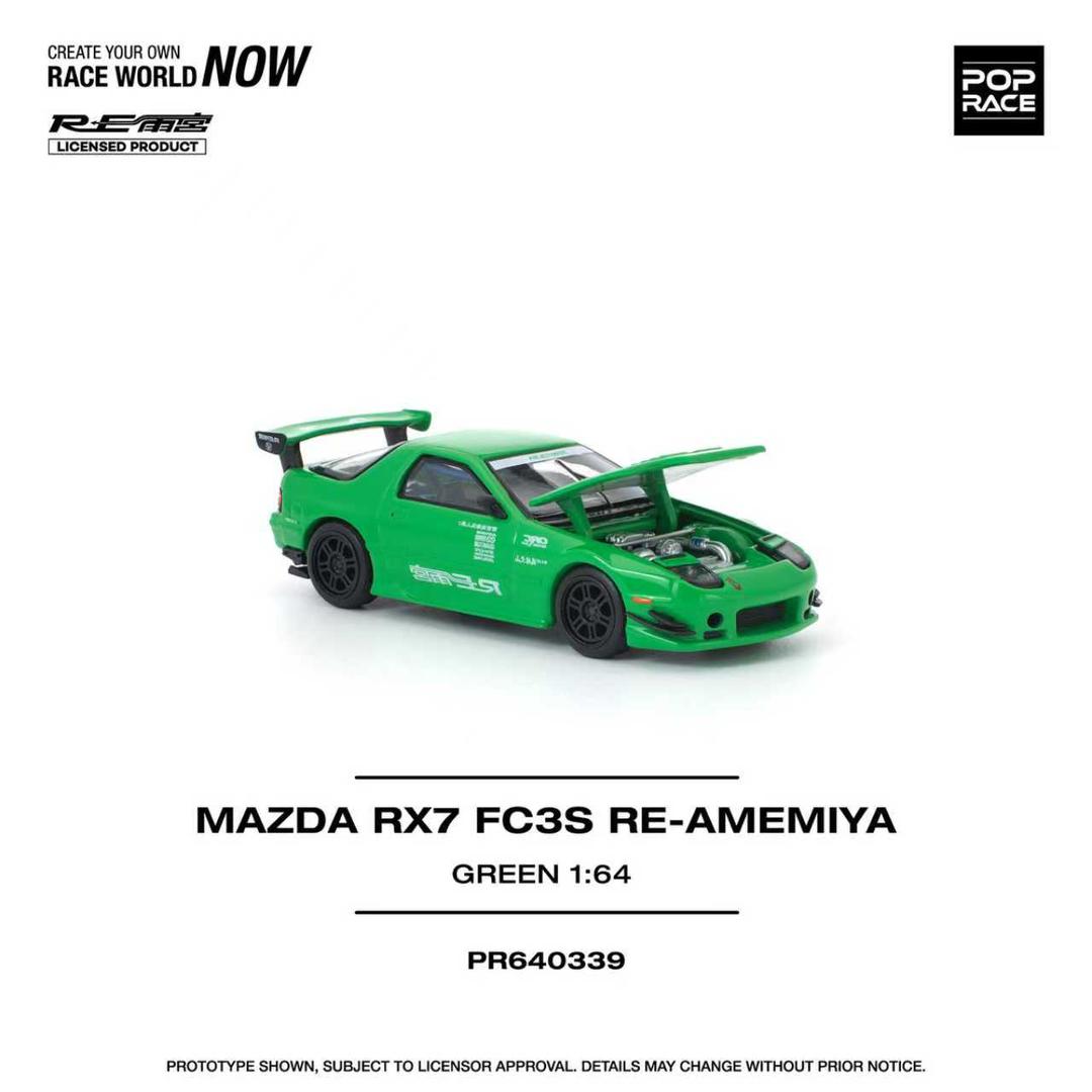 1/64 MAZDA RX7 (FC3S) RE-AMEMIYA GREEN - Poprace - PR640339