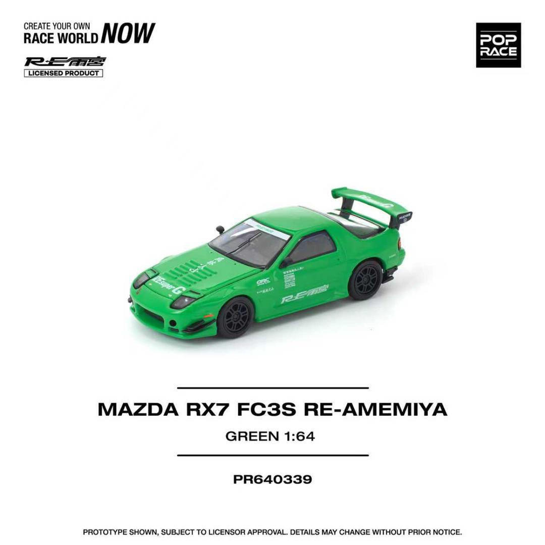 1/64 MAZDA RX7 (FC3S) RE-AMEMIYA GREEN - Poprace - PR640339