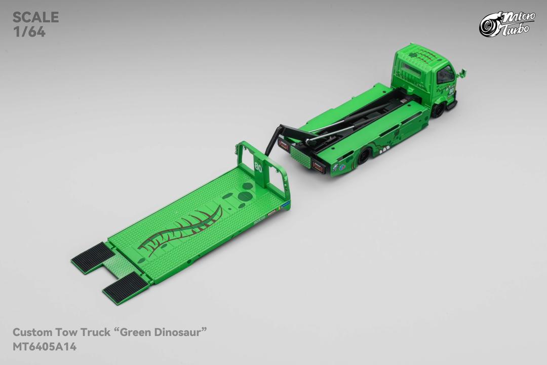 1/64 - 300 series flatbed trailer Custom Tow Truck Tyrannosaurus (Rexy) - Mega Gear