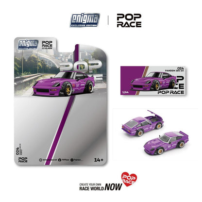 1/64 Nissan Fairlady 2nd Generation Z30 280ZX, Pandem Rocket Bunny Wide Body - Poprace Enigma PRE024