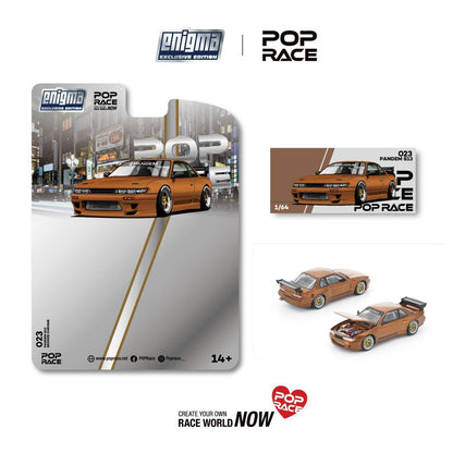1/64 S13 Silvia, Pandem Rocket Bunny wide body - Poprace Enigma - PRE023