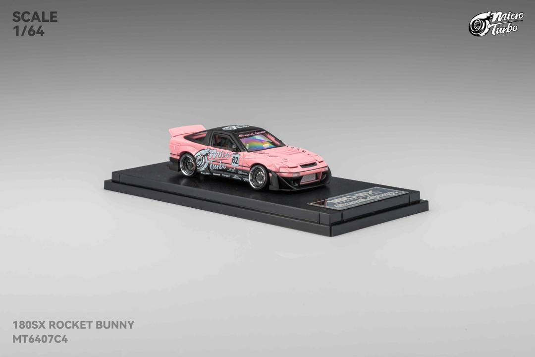 1/64 - S13 Silvia 180SX , Pandem Rocket Bunny Rocket Bunny wide-body modified version - Micro Turbo - MT6407C4