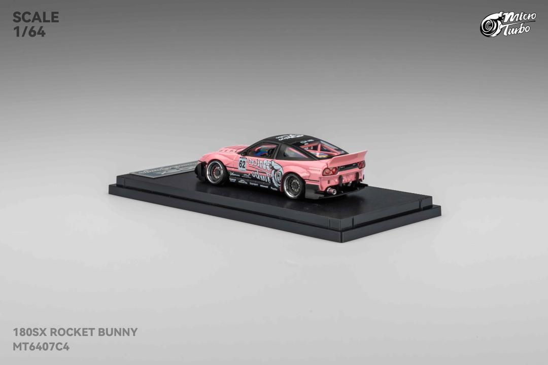 1/64 - S13 Silvia 180SX , Pandem Rocket Bunny Rocket Bunny wide-body modified version - Micro Turbo - MT6407C4