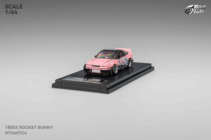 1/64 - S13 Silvia 180SX , Pandem Rocket Bunny Rocket Bunny wide-body modified version - Micro Turbo - MT6407C4