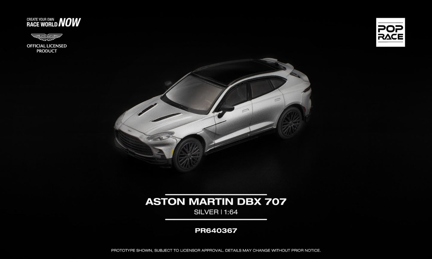 1/64 Aston Martin DBX 707 Silver - Poprace - PR640367