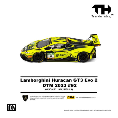 1/64  Lamborghini Huracan GT3 Evo 2 DTM23 #92- Trends Hobby - 241083A
