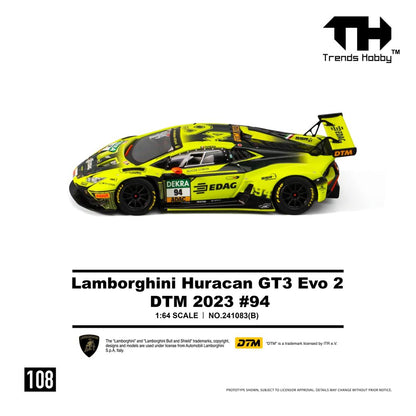 1/64  Lamborghini Huracan GT3 Evo 2 DTM23 #94 - Trends Hobby - 241083B