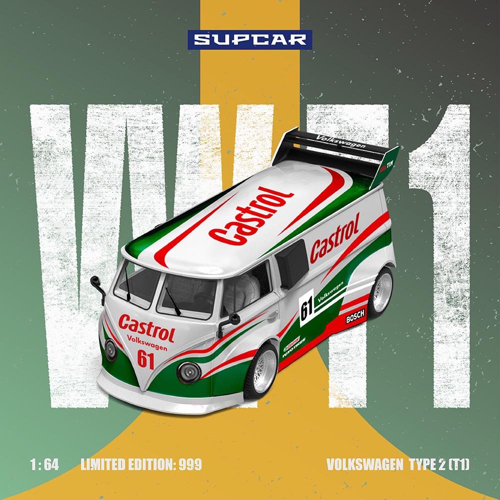 1/64  Volkswagen T1 Castrol 61 - Supcar - SC642951
